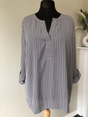 Stripe blouse by BPC COLLECTION- Size 24