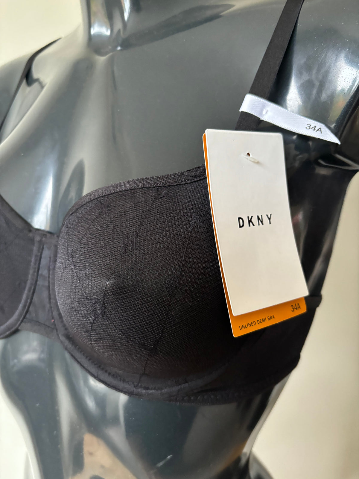 Monogram Unlined Demi Bra Underwired bra by DKNY