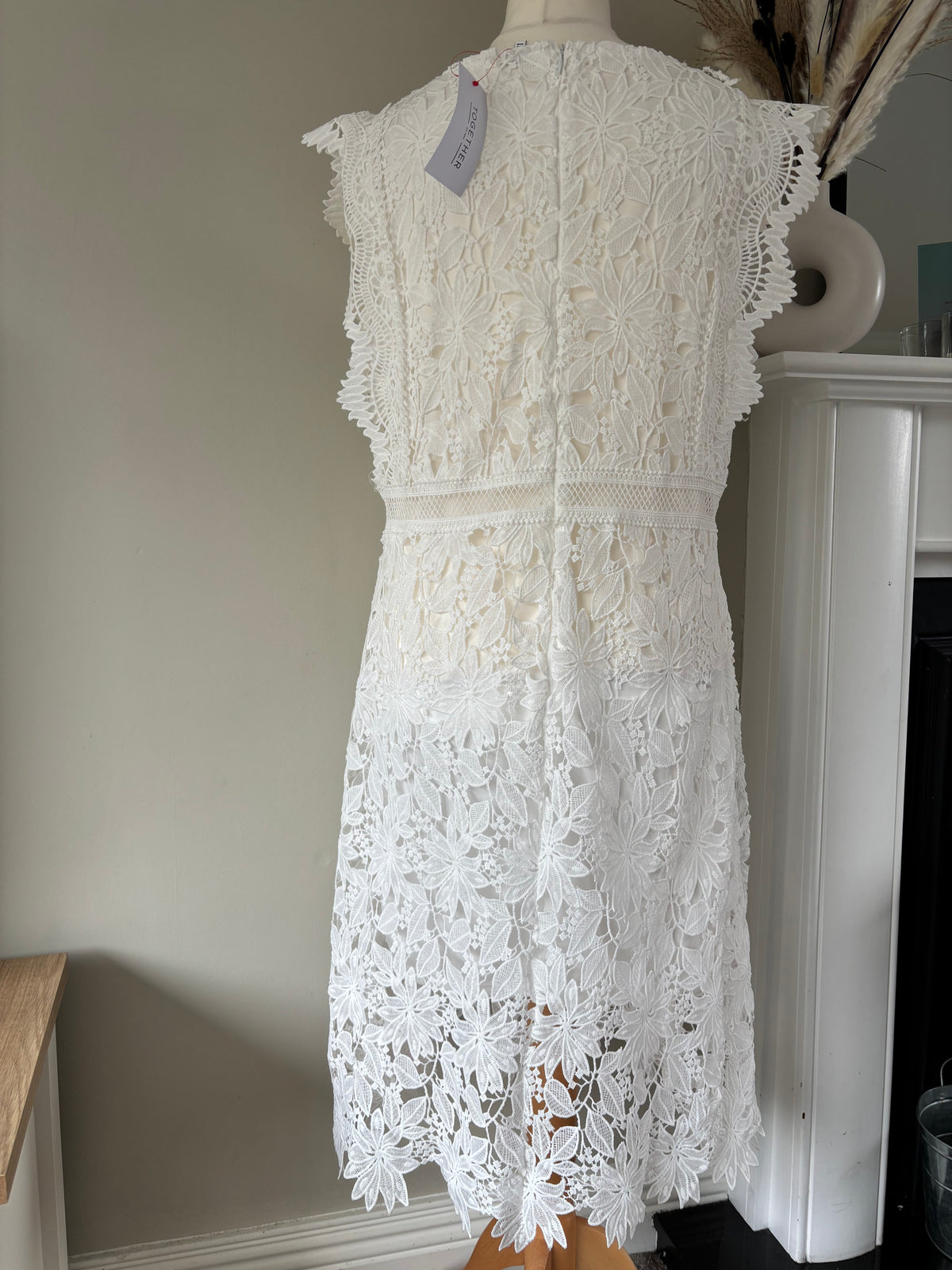 White lace dress by Kaleidoscope Size 18