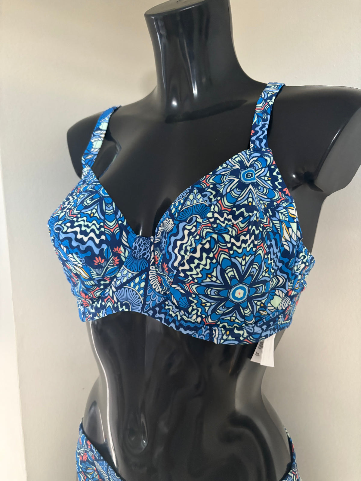 Blue print bikini by Bonprix size 14