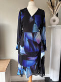 Floral Print Wrap Dress Size 12 by Kaleidoscope