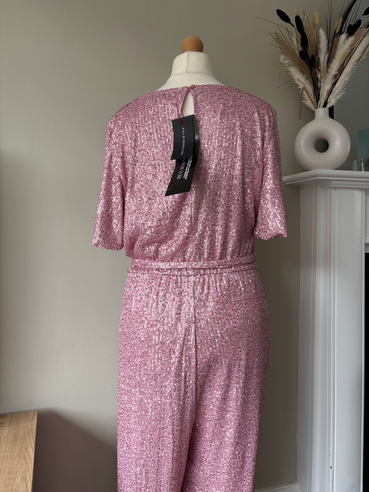 Blush sequin jumpsuit Size 20 by Kaleidoscope