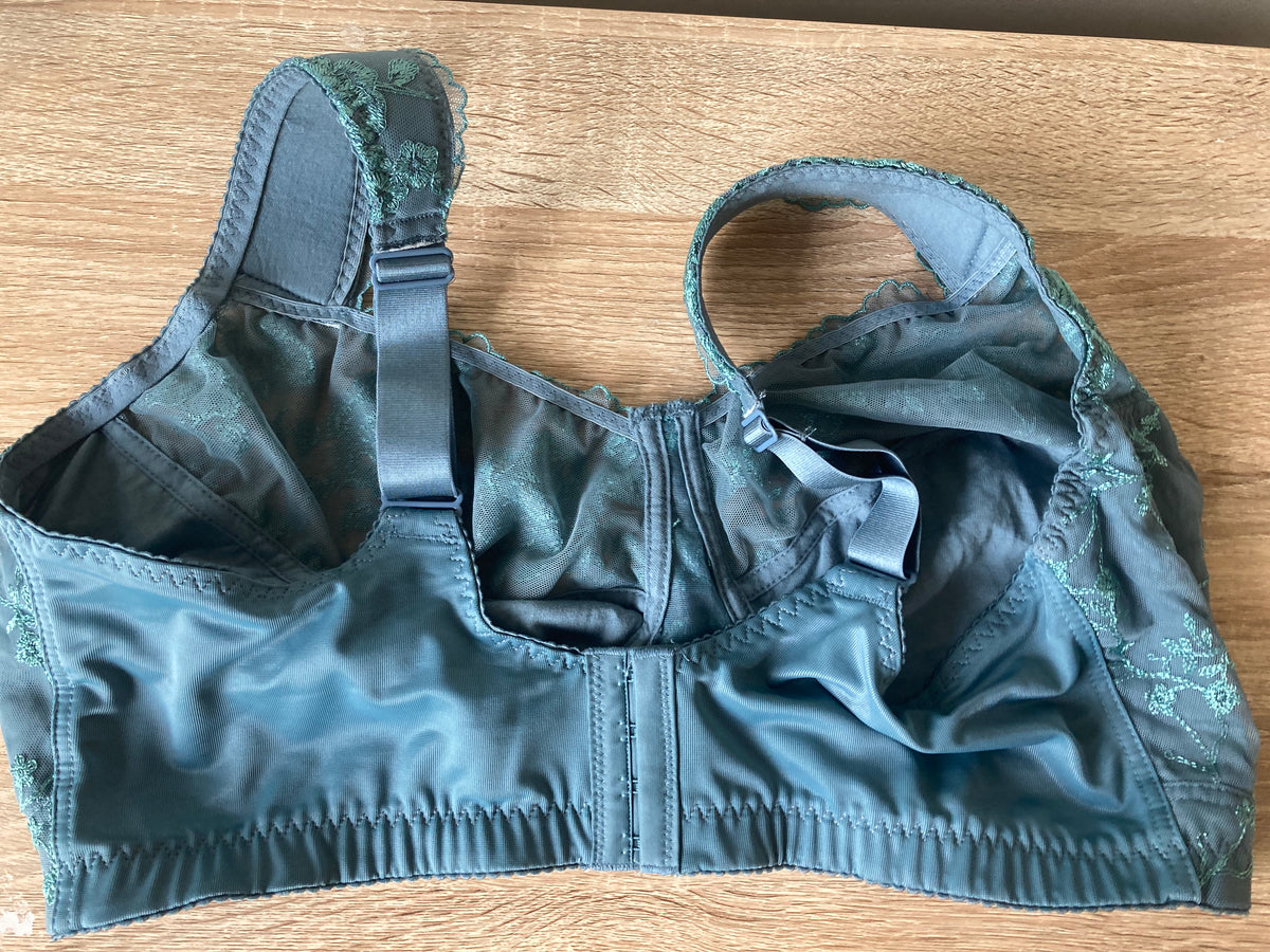 Beautiful teal support bra By BPC