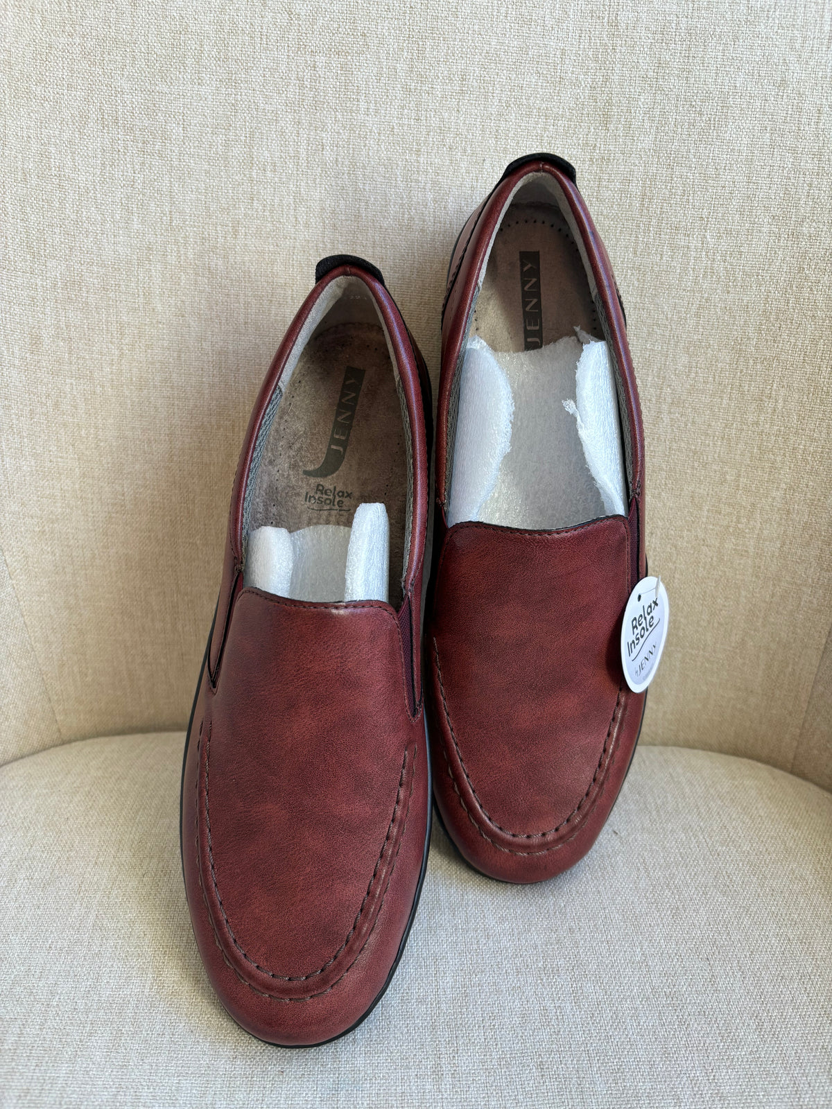 Real leather luxury loafers by Jenny