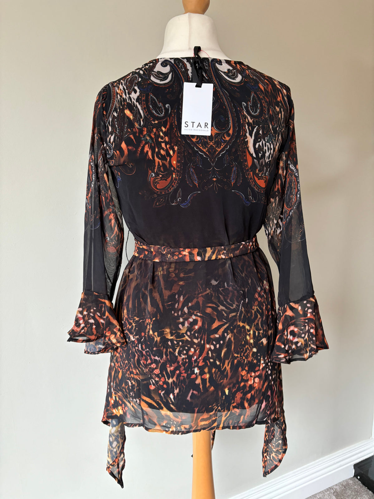 Zip Animal Hanky Hem Tunic by STAR by Julien Macdonald Size 8