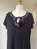 bonprix Embroidered Tunic Dress size 18