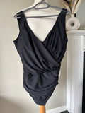 Black Wrap around Swimsuit by Freemans