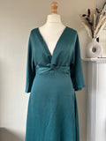Petrol wrap midi dress size 10 by BPC collection.