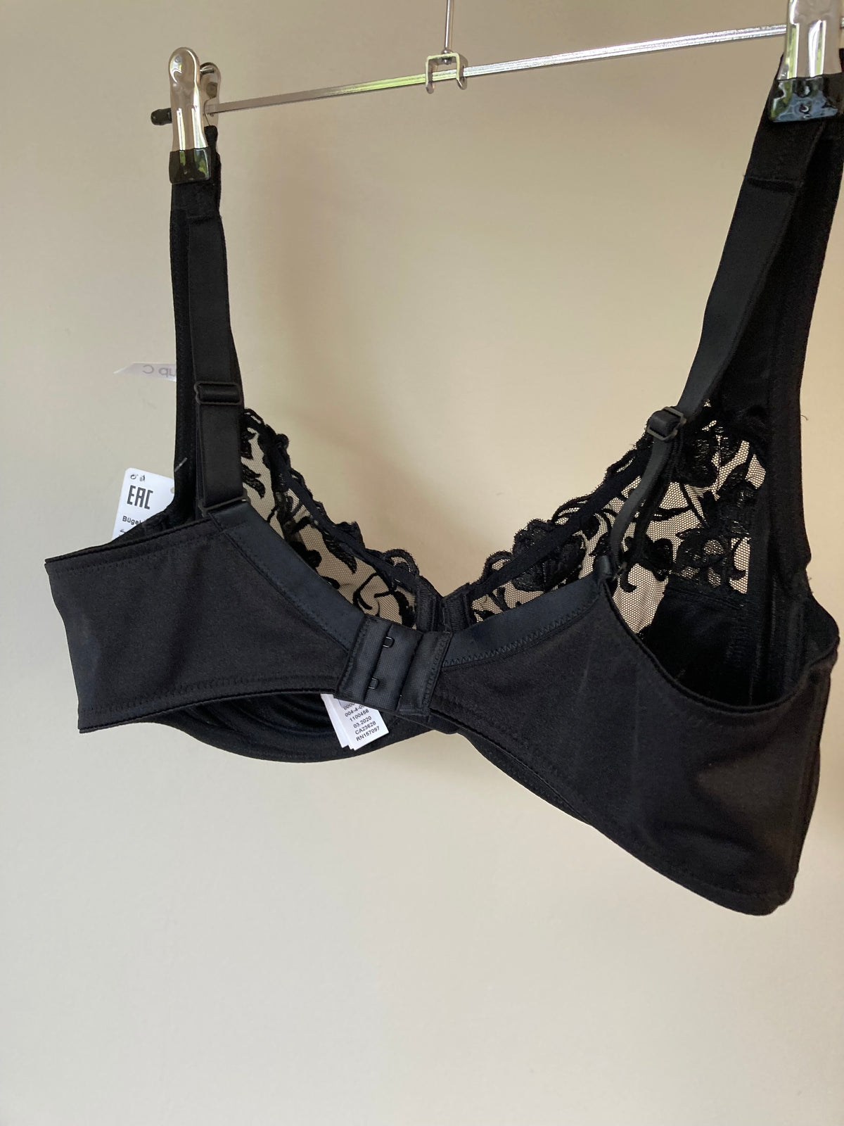 Black Underwired Bra by FELINA - Size 38C