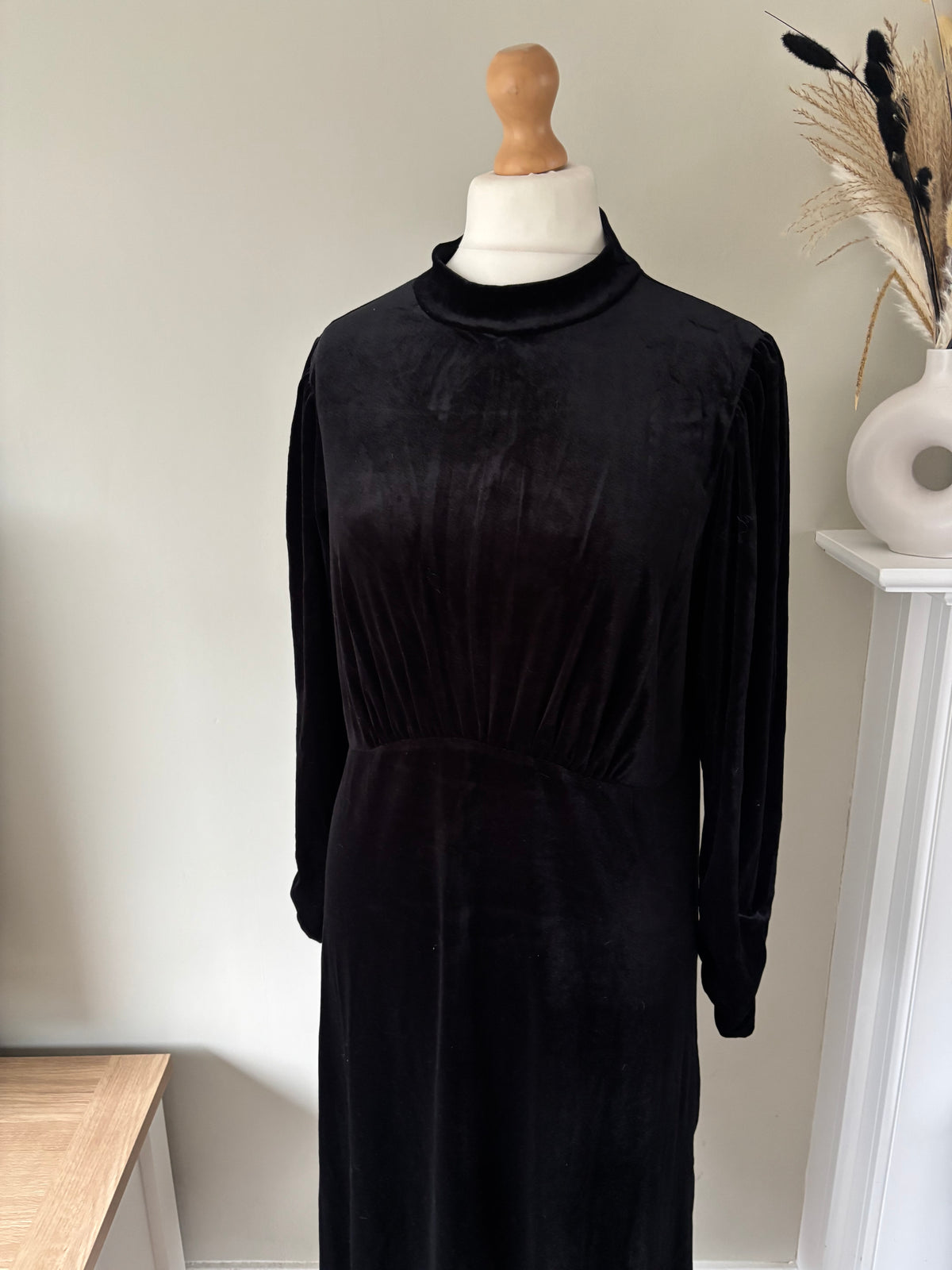 Bonprix Velveteen Dress Size 18