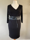 Black wrap dress by BPC 14/16