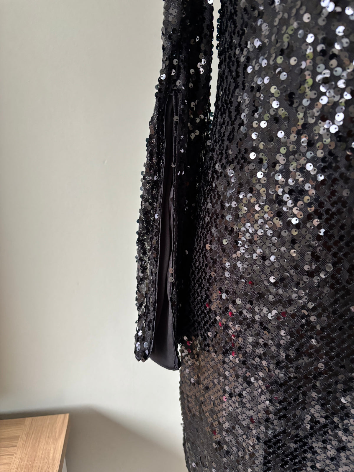 Black sequin dress by Body flirt size 18