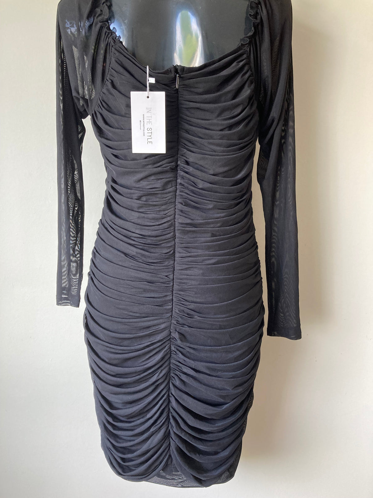 Black ruffle dress by INTHESTYLE - Size 18