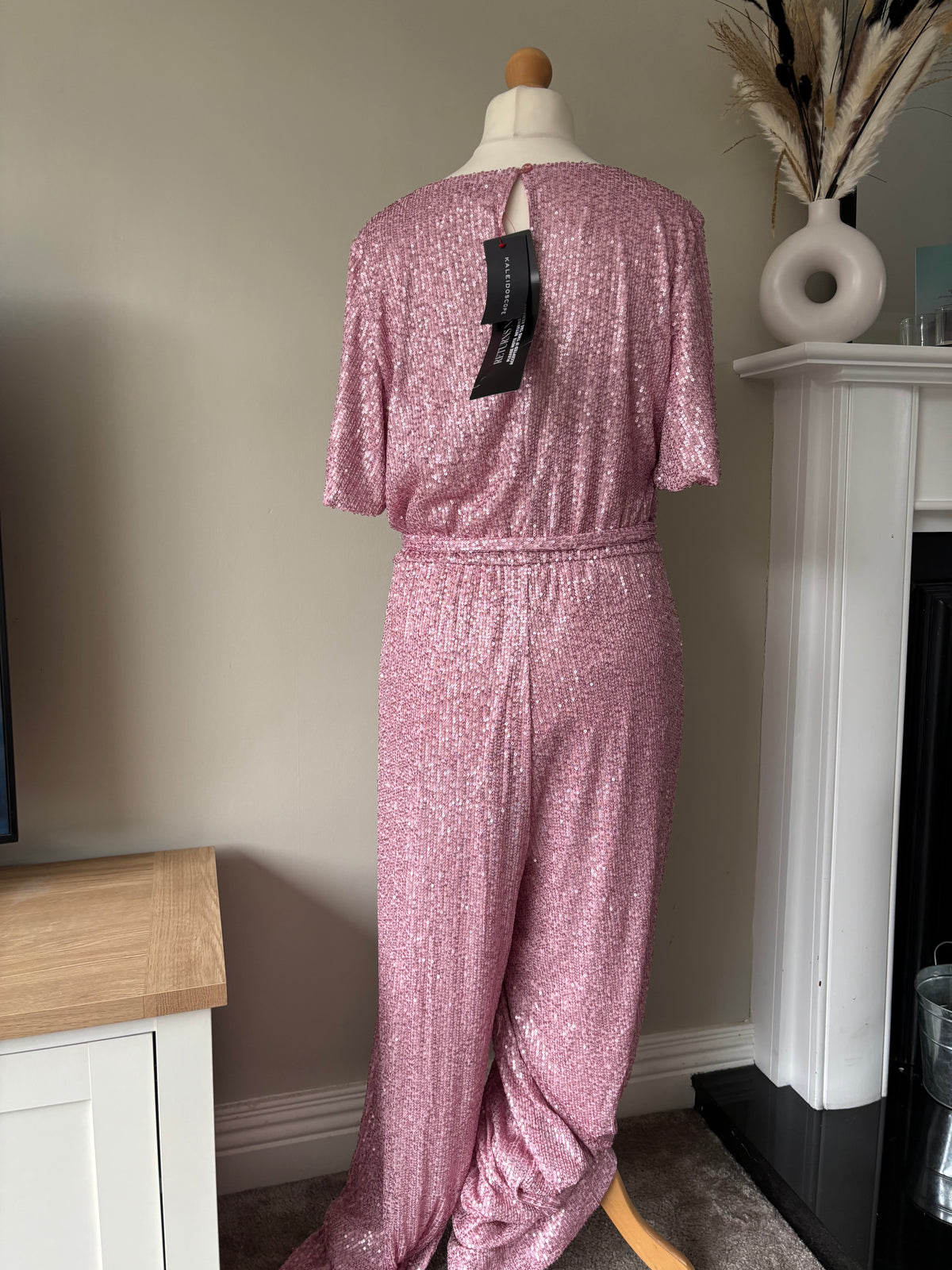 Blush sequin jumpsuit Size 20 by Kaleidoscope