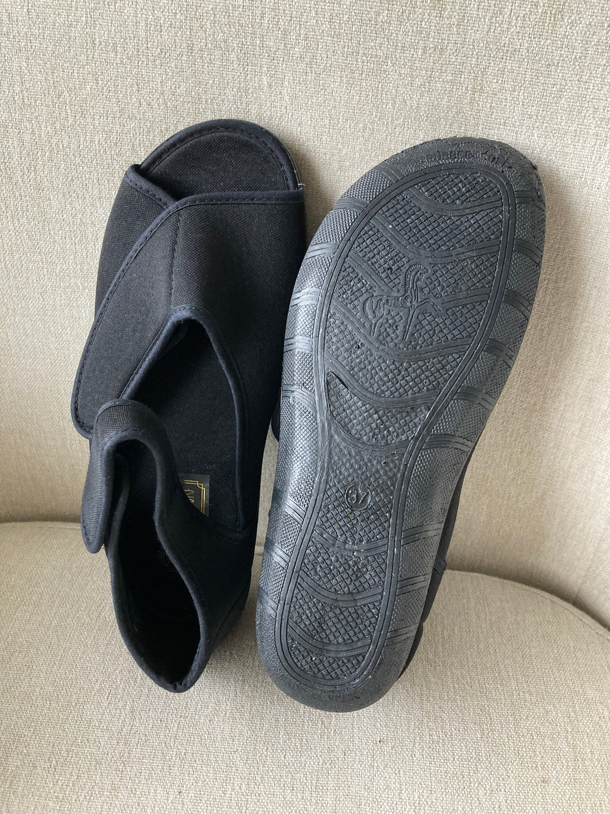 Velcro comfort sandals by Natural size 4