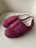 Burgundy coolers orthopaedic slippers