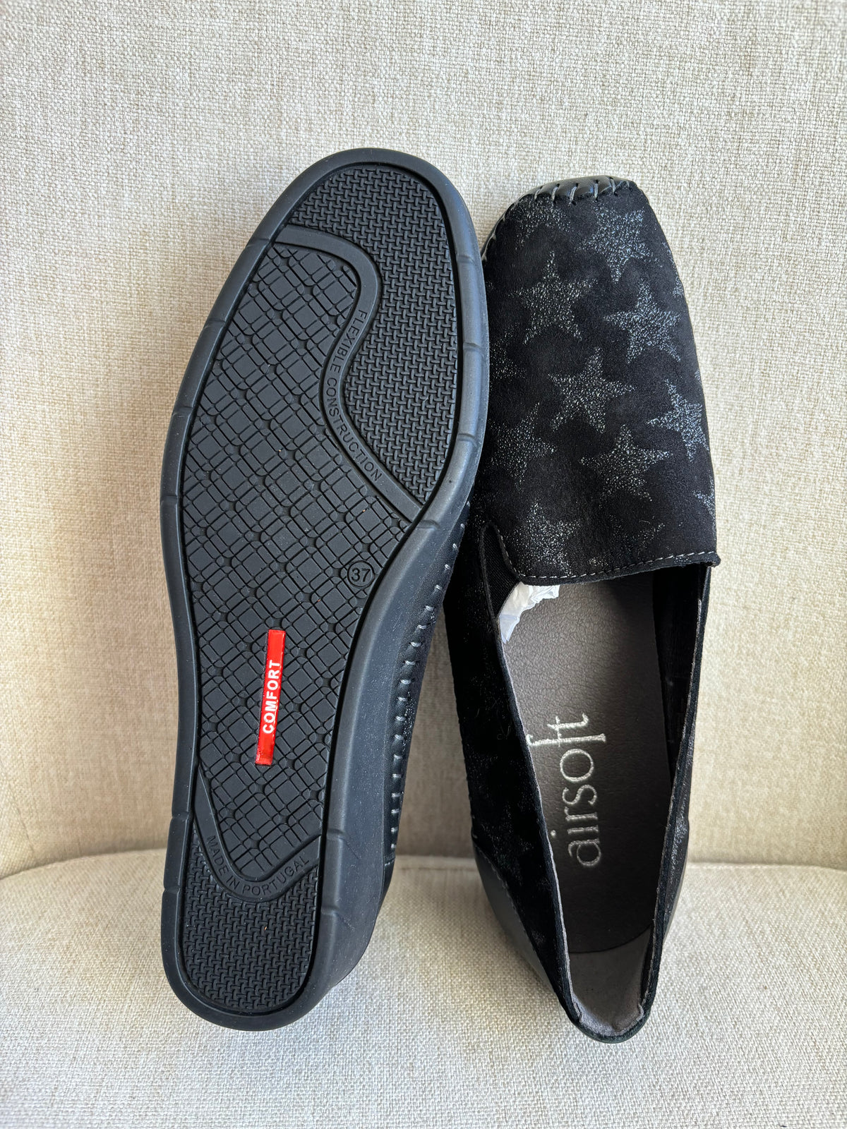 Black star sued loafers by Airsoft - Creation L