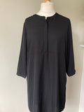 Collarless tunic dress by RAINBOW - Size 18
