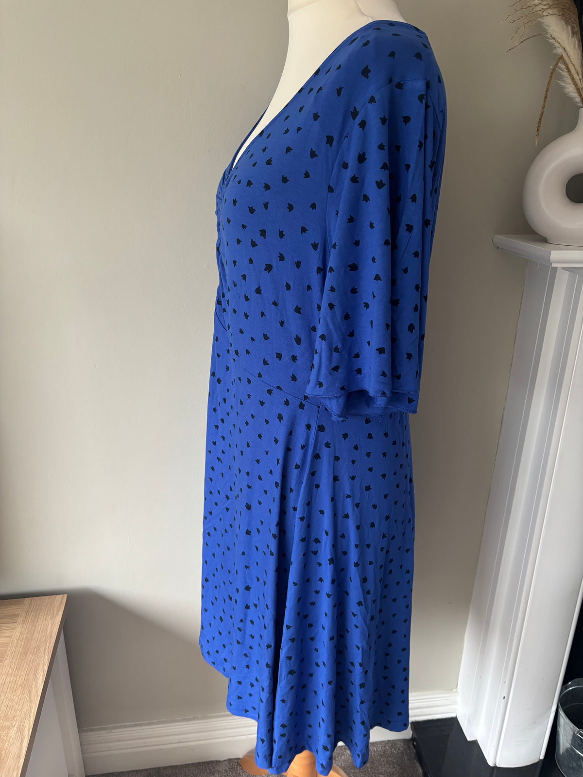 Dark Blue Dress by Freemans Size 18