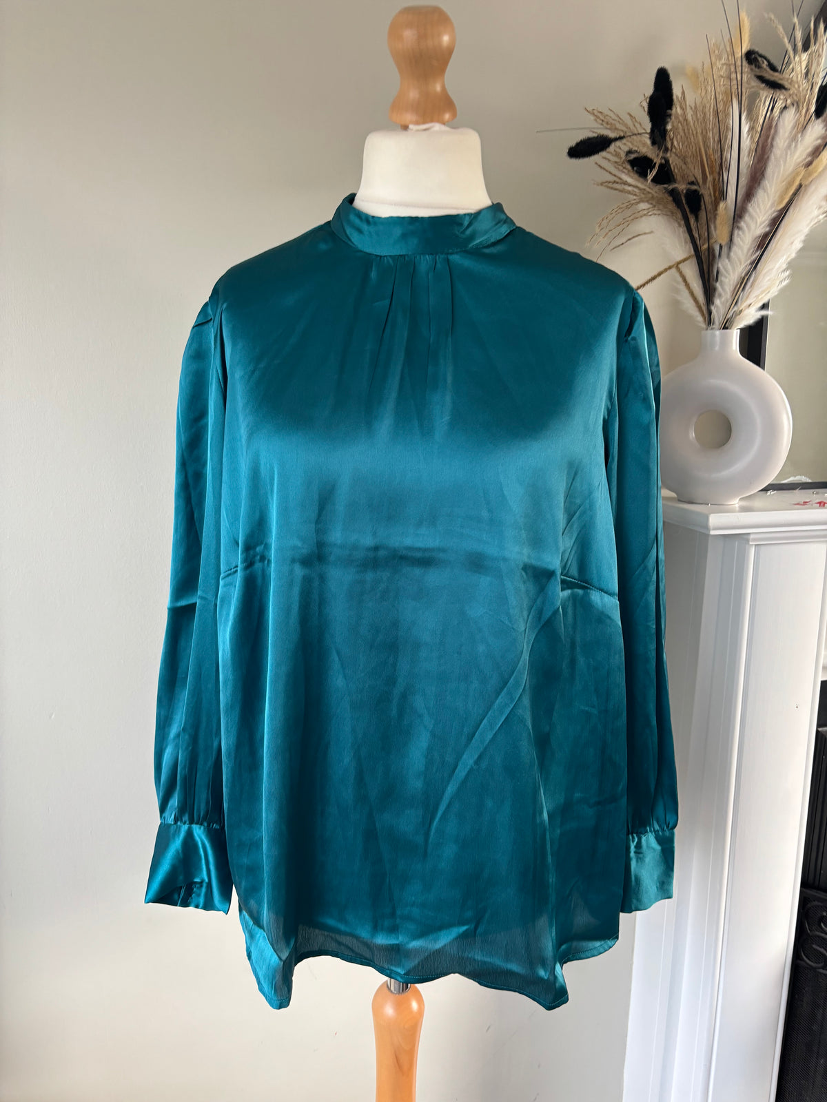 Satin high neck Blouse size 22 by Freemans