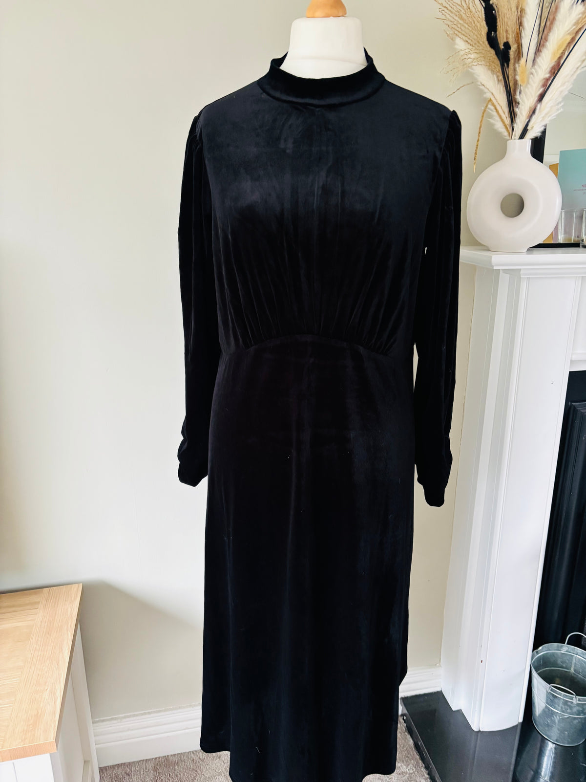 Bonprix Velveteen Dress Size 18