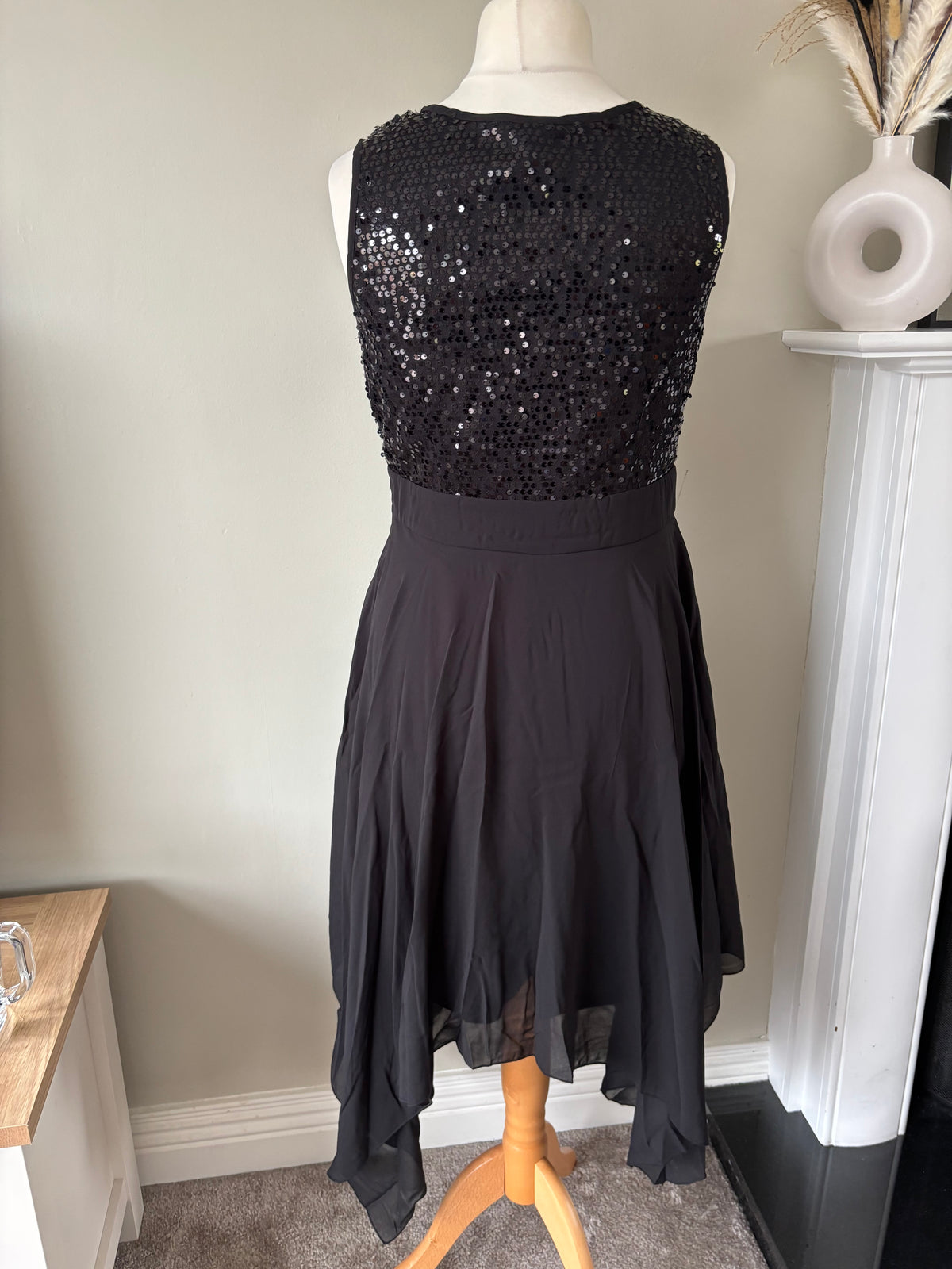 Sequin Bodice Party Dress by bonprix Size 12