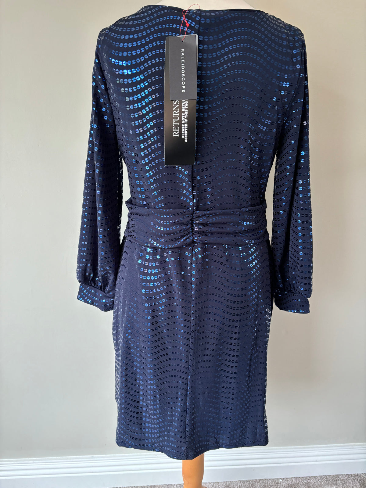 Navy Sequin Dress by Kaleidoscope Size 16
