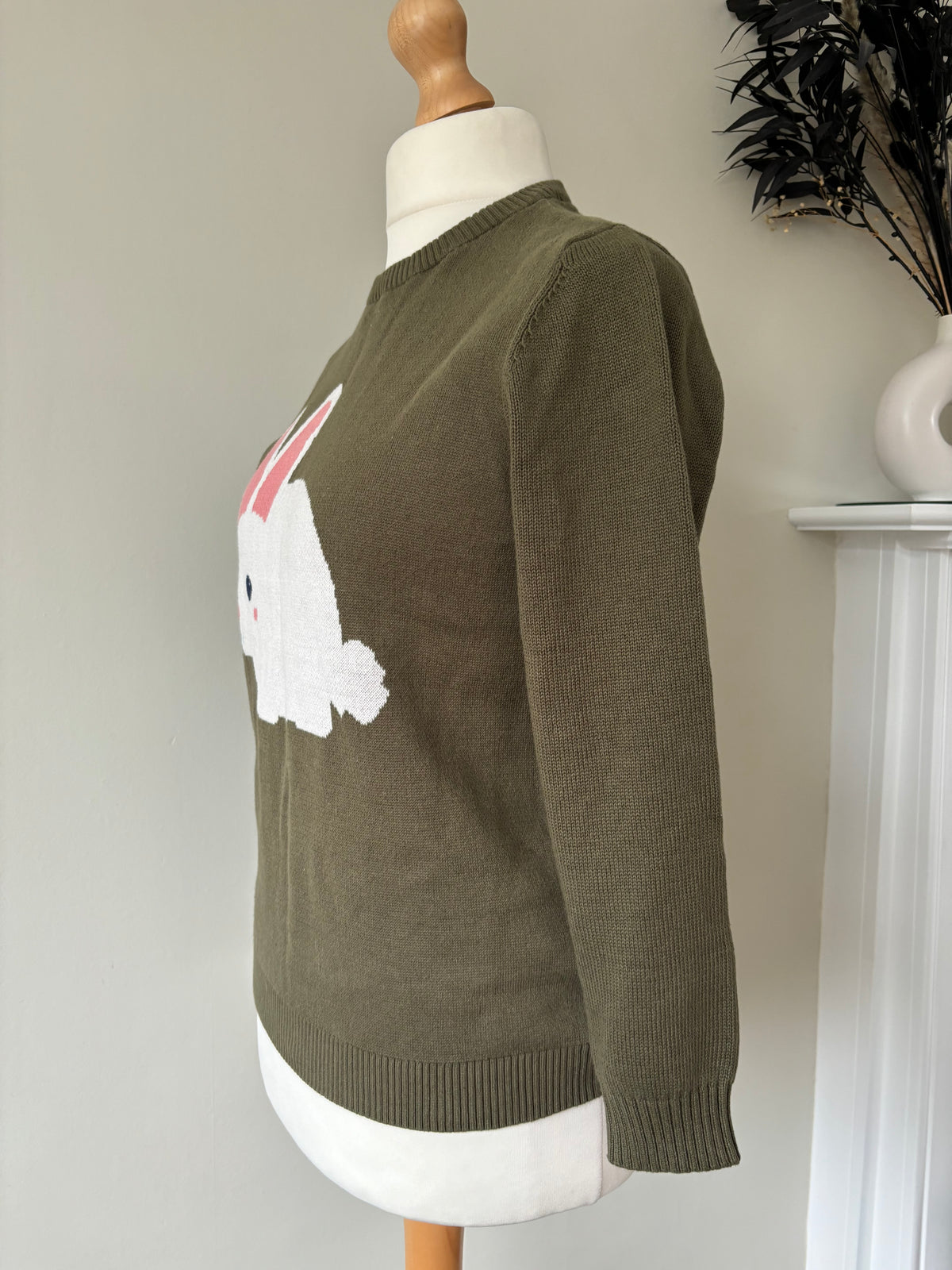 Cotton Motif Jumper Bunny Age 12 years