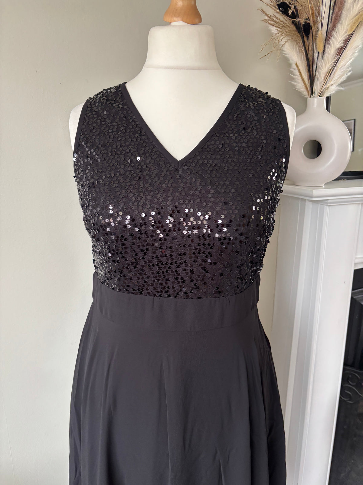 Sequin Bodice Party Dress by bonprix Size 12