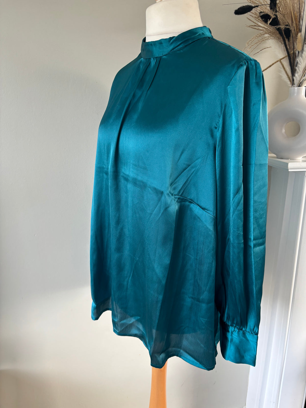 Satin high neck Blouse size 22 by Freemans