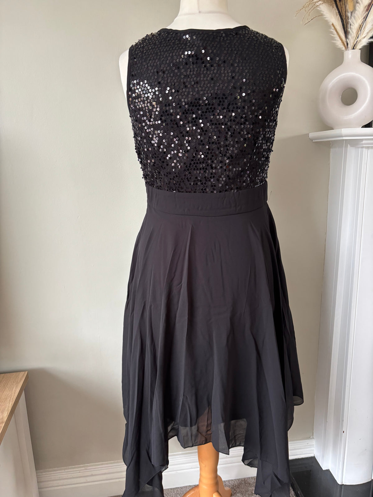 Sequin Bodice Party Dress by bonprix Size 12