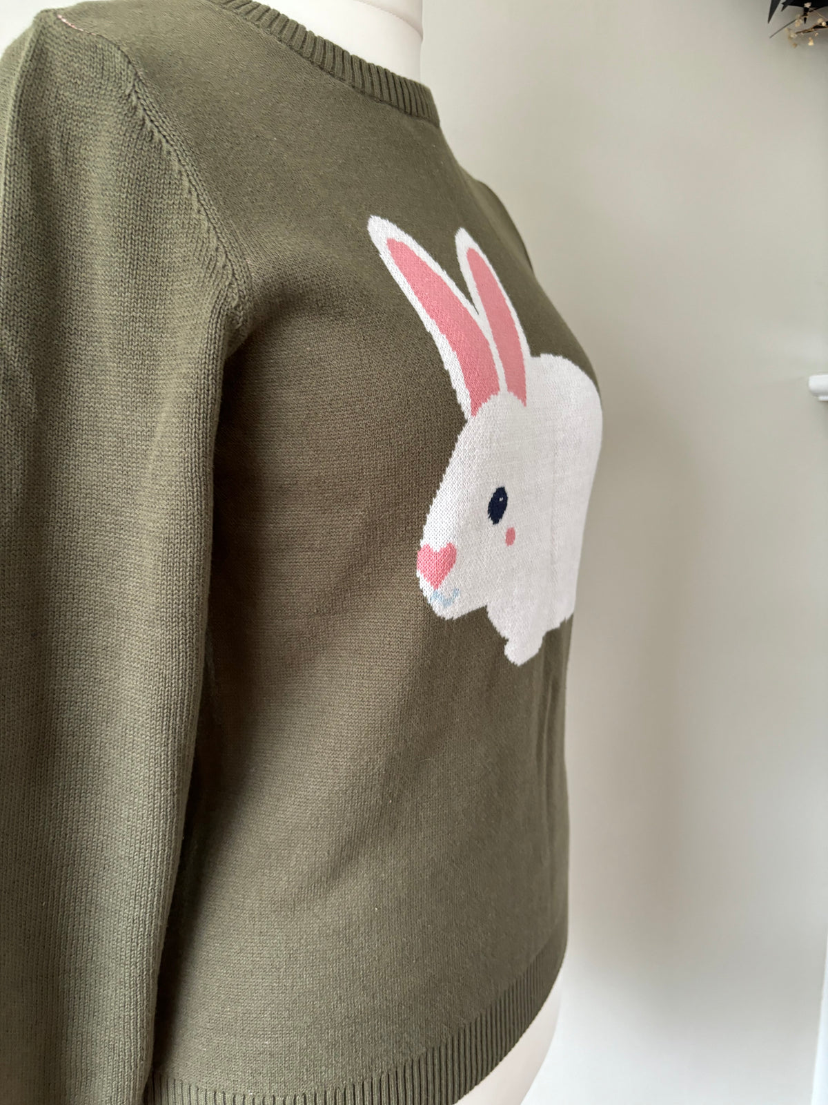 Cotton Motif Jumper Bunny Age 12 years