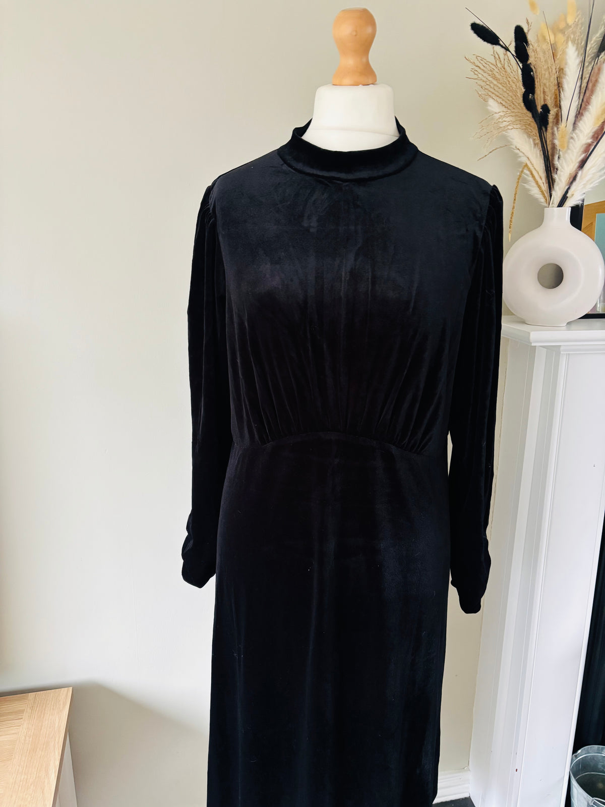 Bonprix Velveteen Dress Size 18