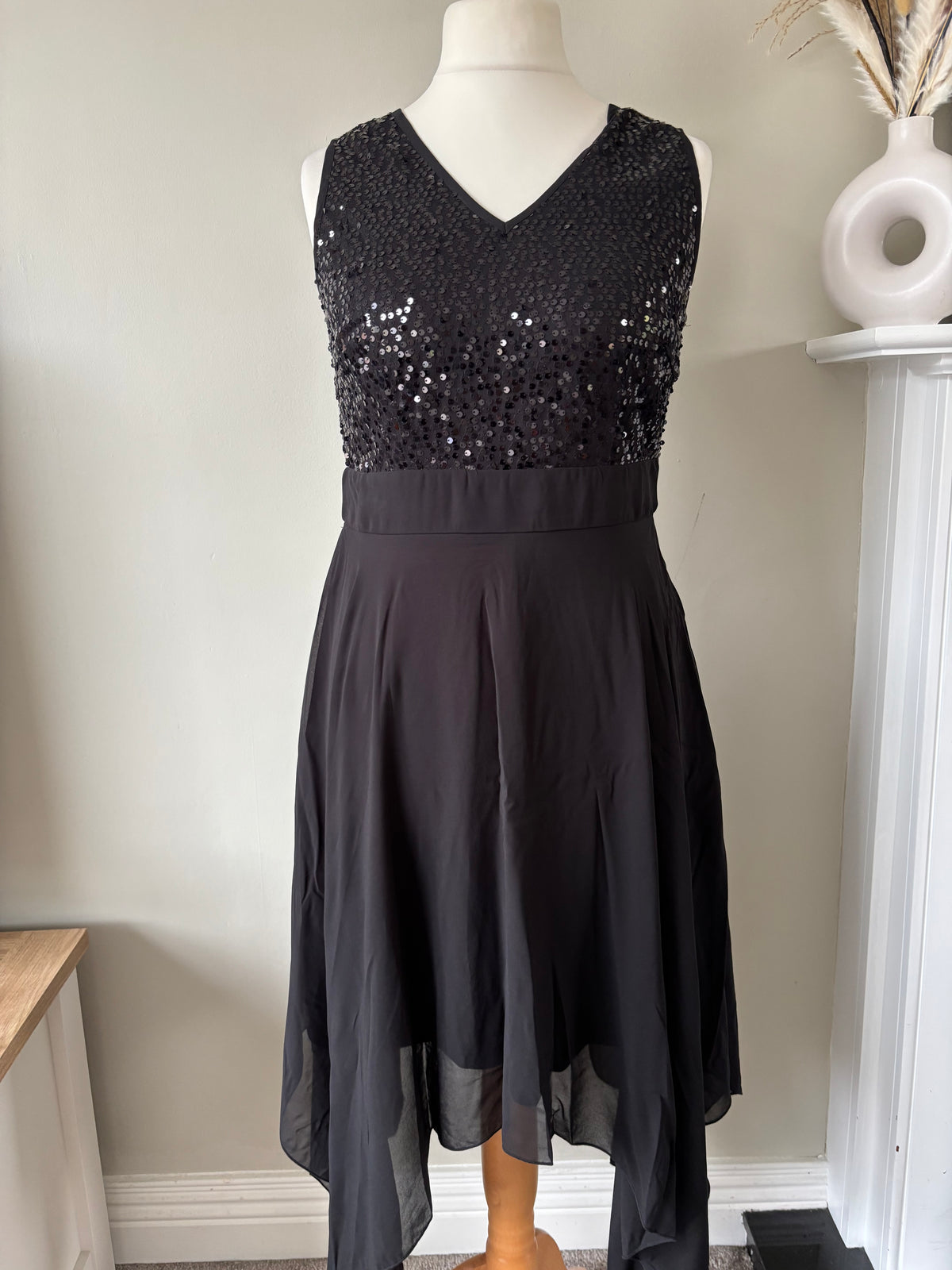 Sequin Bodice Party Dress by bonprix Size 12