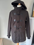 Black Soft Shell Duffle Coat by Bonprix Size 16/18
