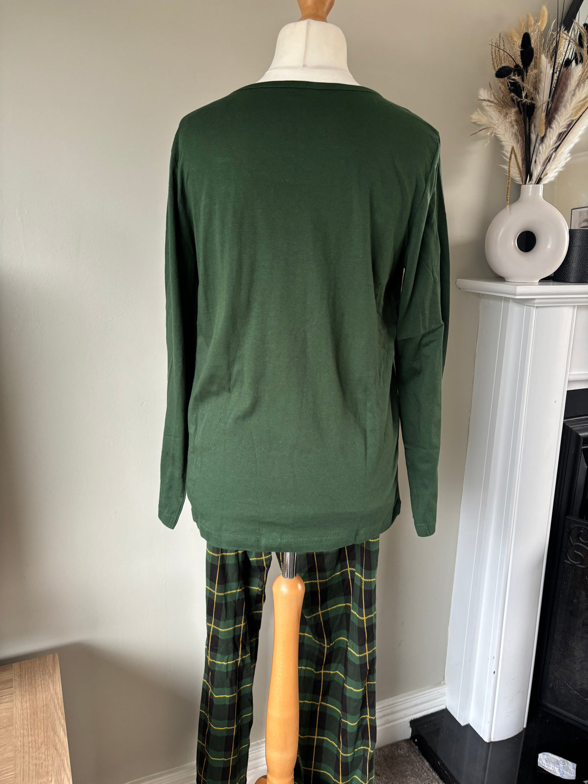 Checkered green pjs by Freemans size 14.