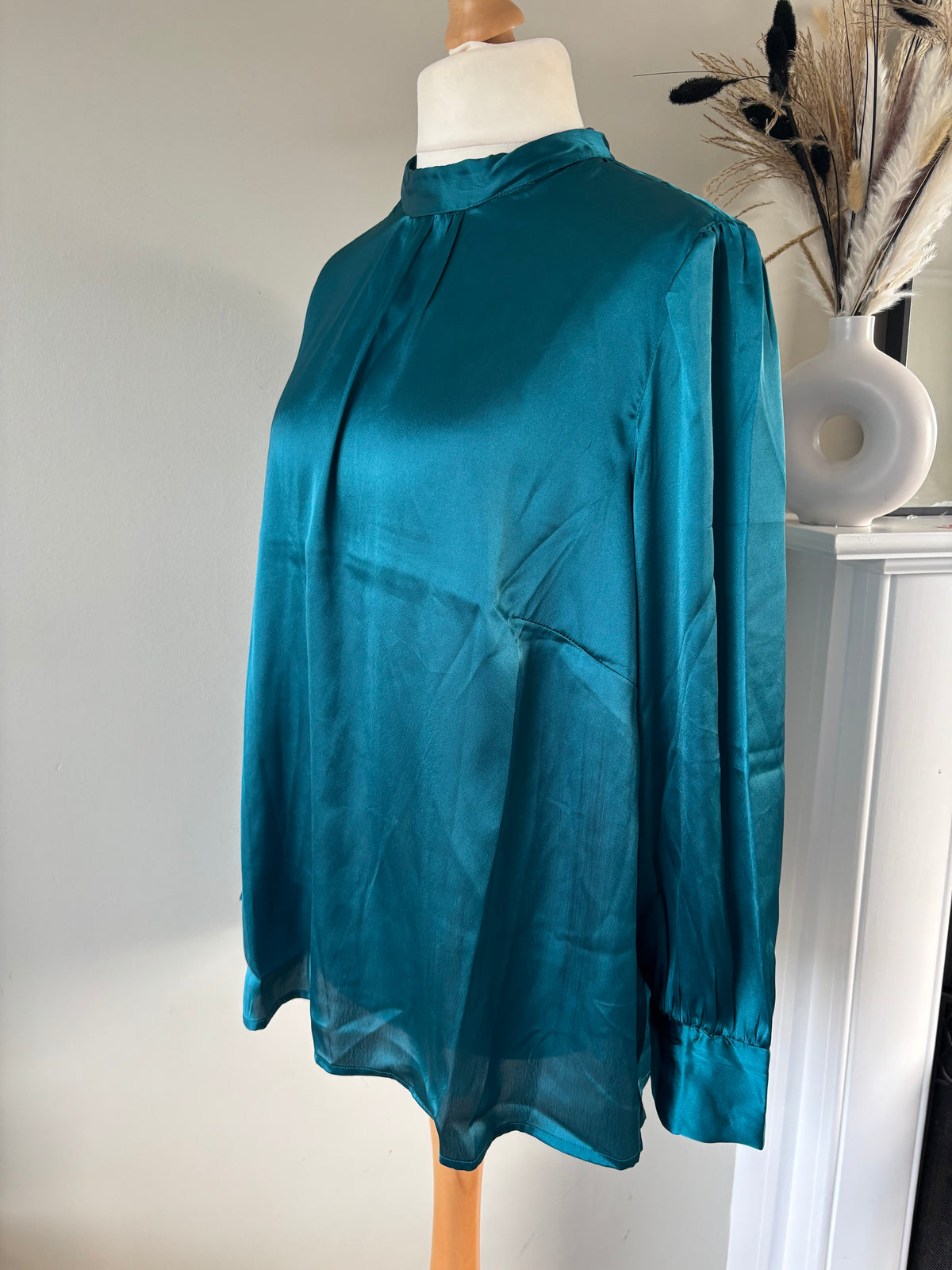 Satin high neck Blouse size 22 by Freemans