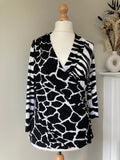 Animal Print Top by BONPRIX - Size 18