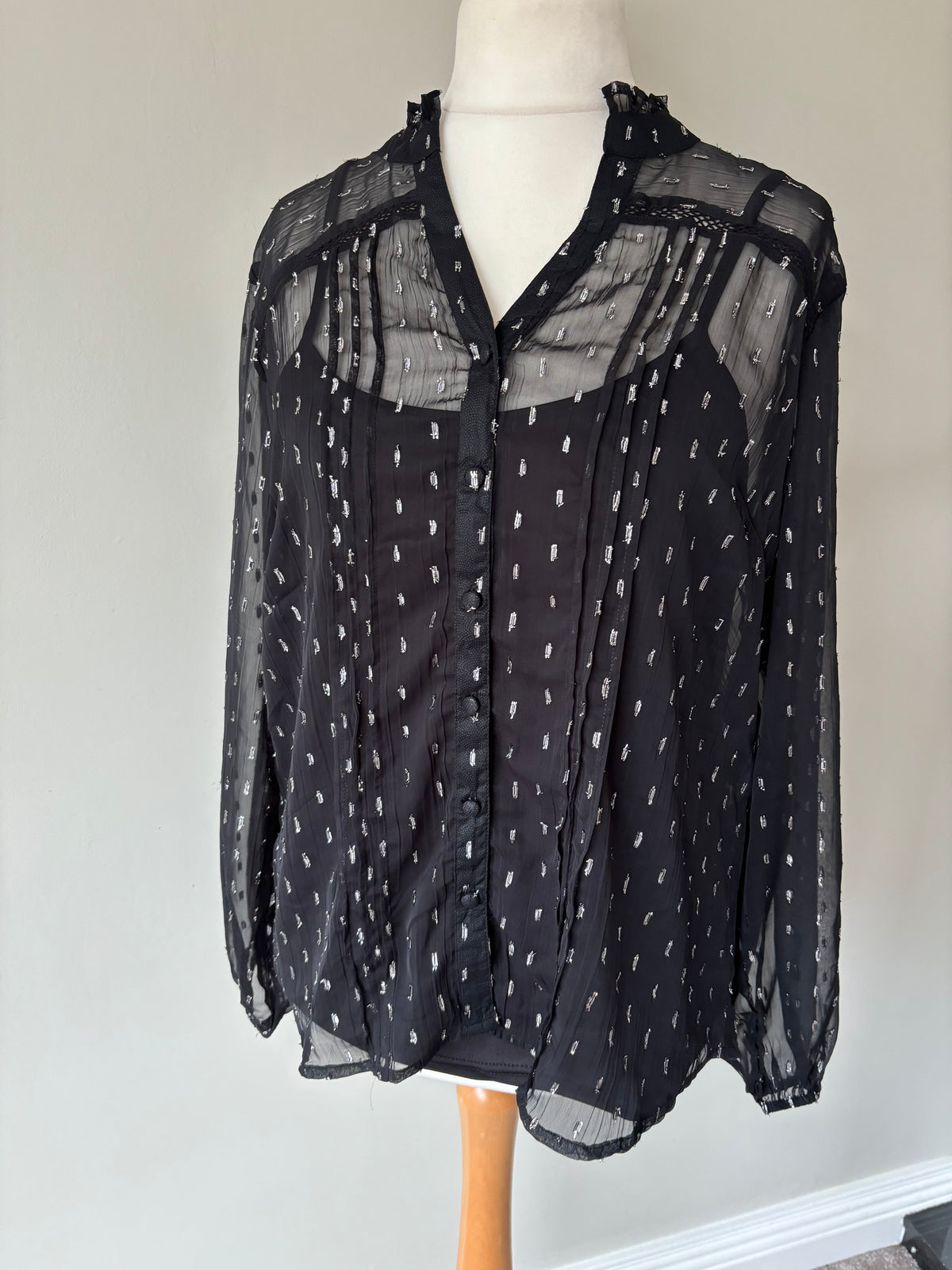 Sheer top with Vest by Joe Browns Size 16