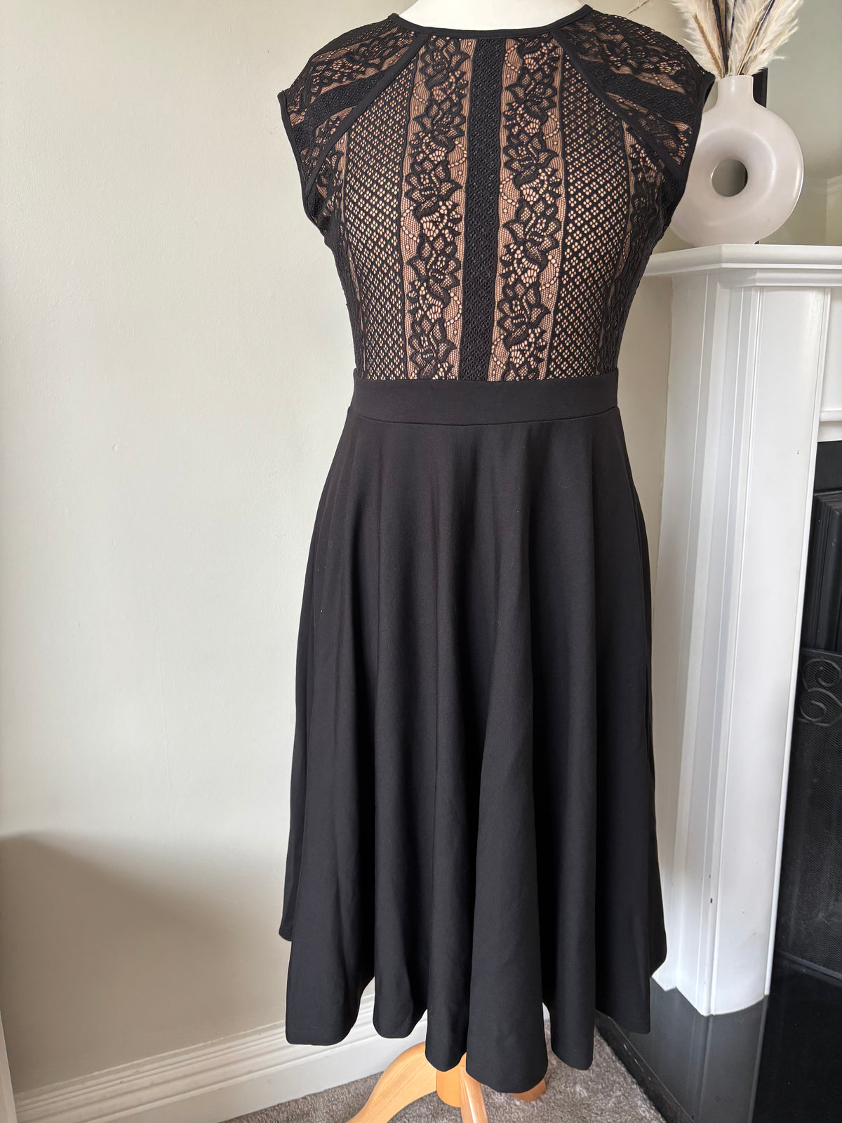 Bonprix Lace Bodice Dress size 14