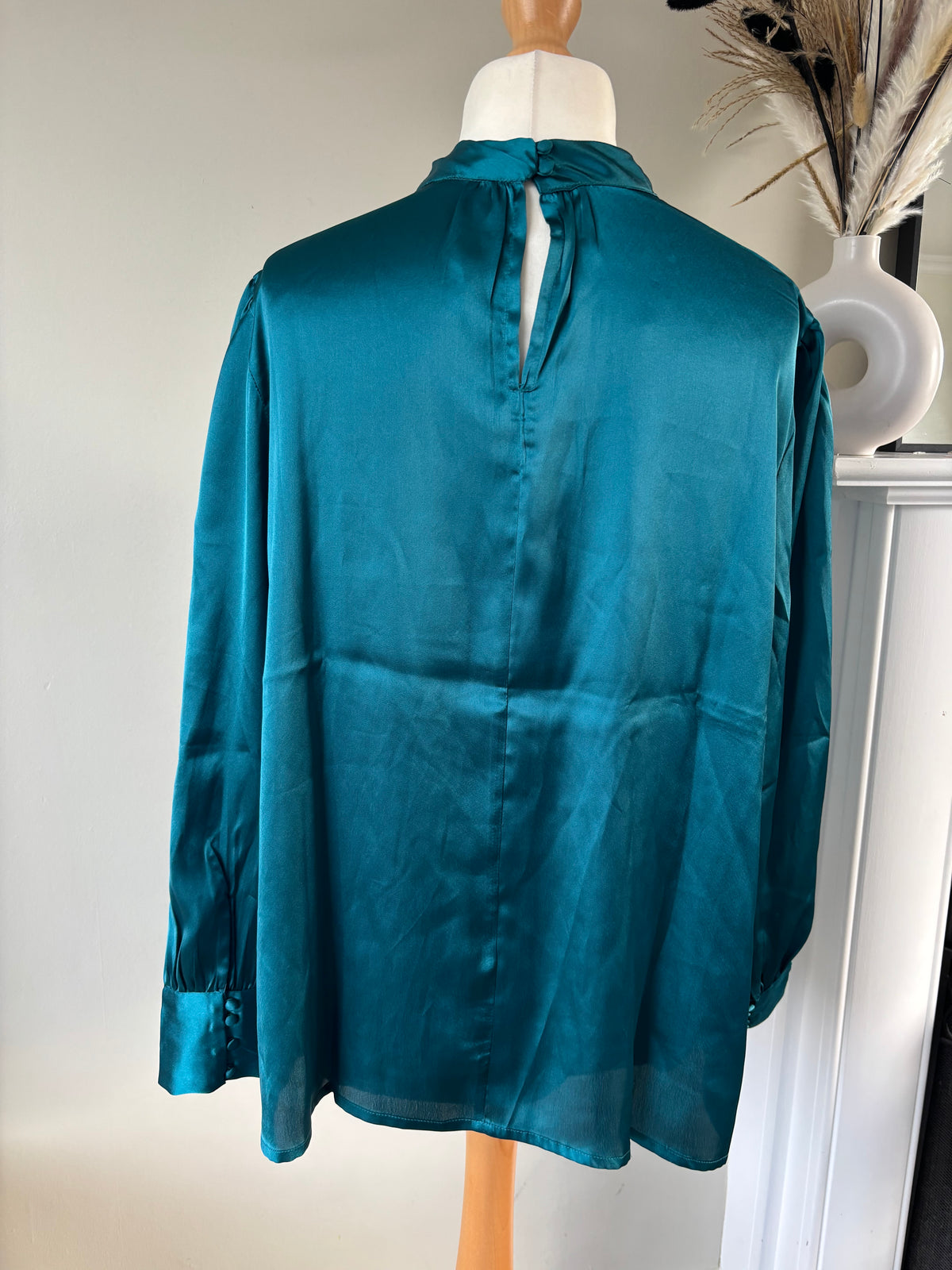 Satin high neck Blouse size 22 by Freemans