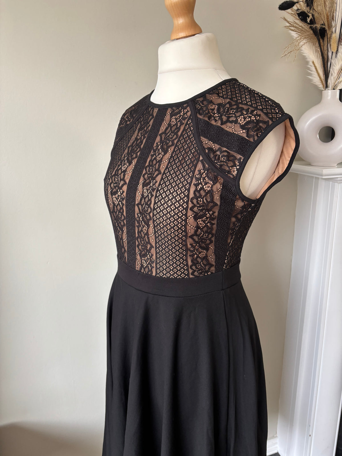 Bonprix Lace Bodice Dress size 14