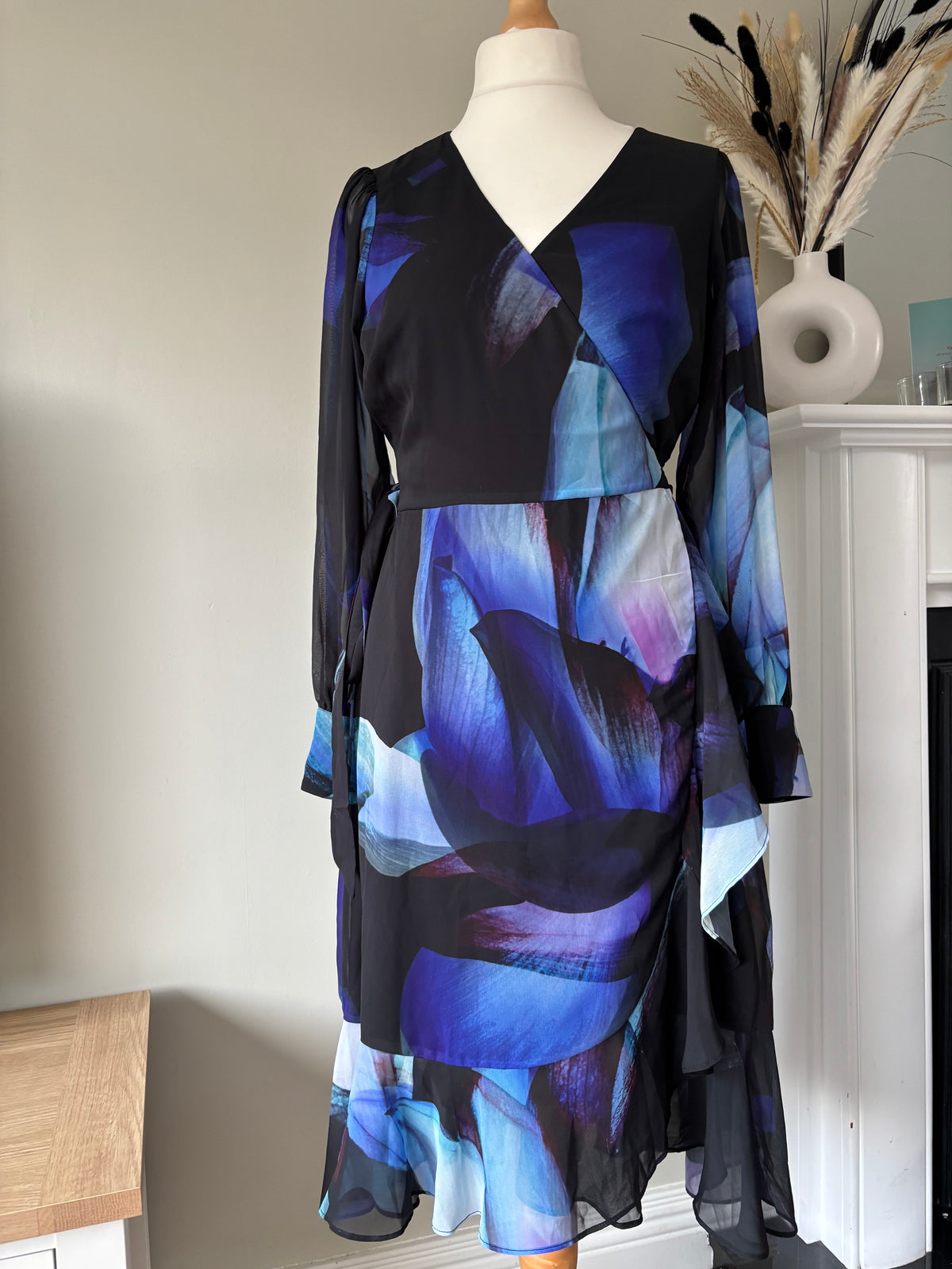 Floral Print Wrap Dress Size 12 by Kaleidoscope