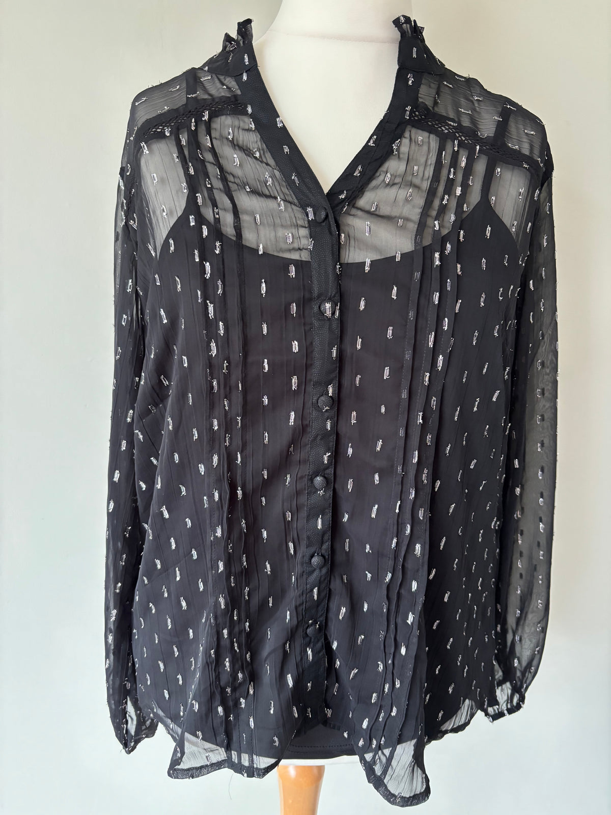 Sheer top with Vest by Joe Browns Size 16