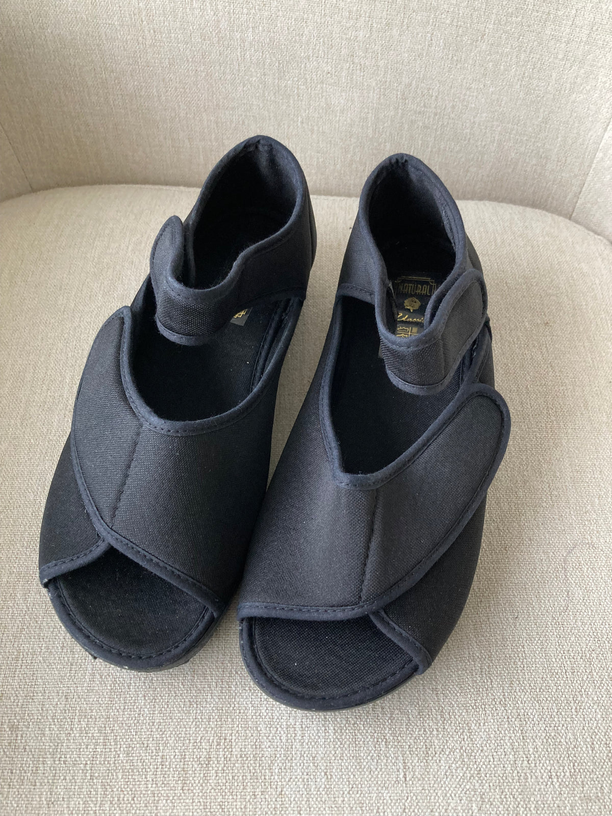 Velcro comfort sandals by Natural size 4