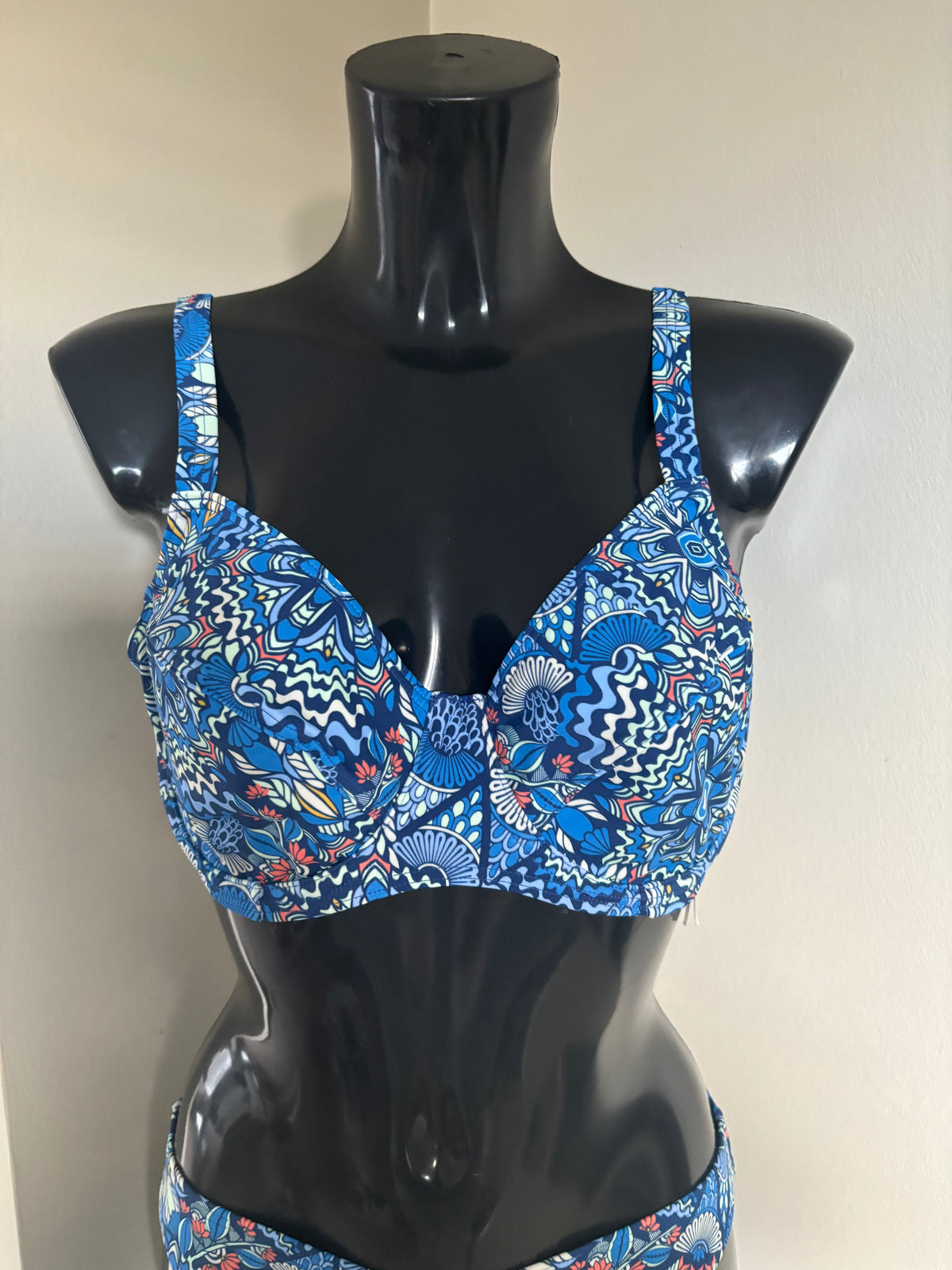 Blue print bikini by Bonprix size 14