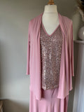 Blush pink 3 piece set by Kaleidoscope size 14
