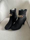 Platform Ankle Boots in Black Size 6 UK by BONPRIX