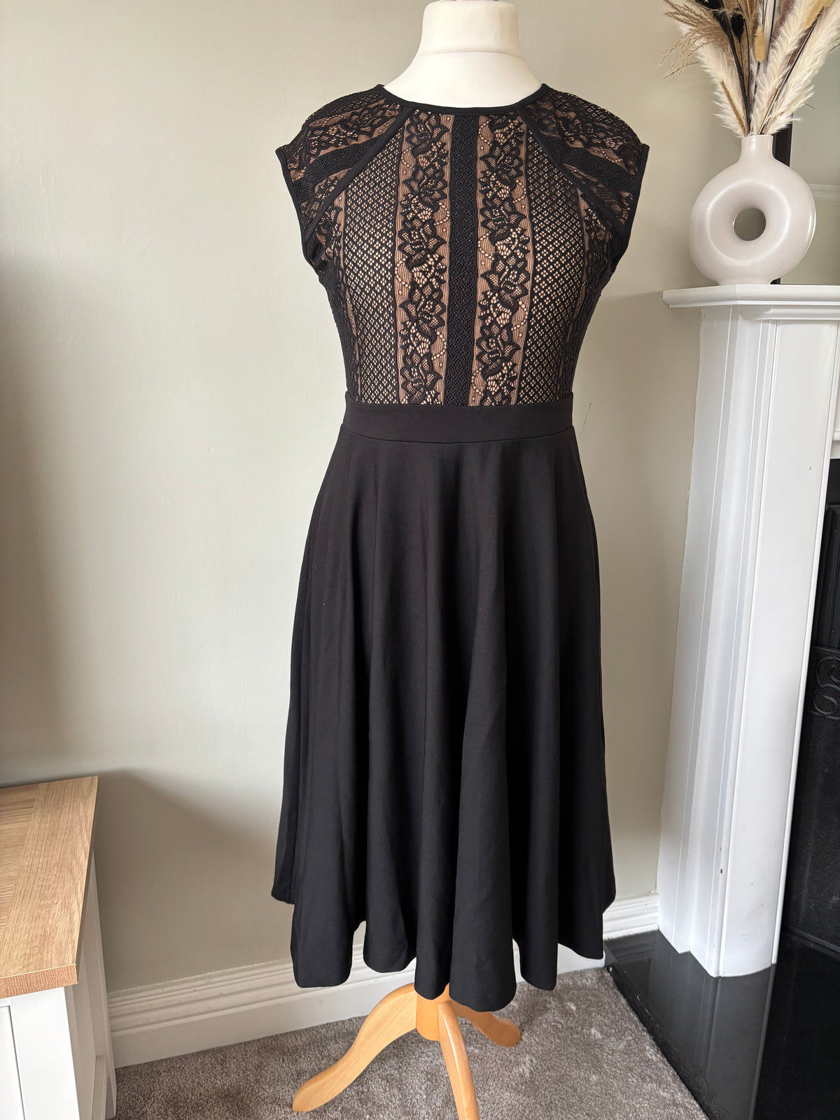 Bonprix Lace Bodice Dress size 14