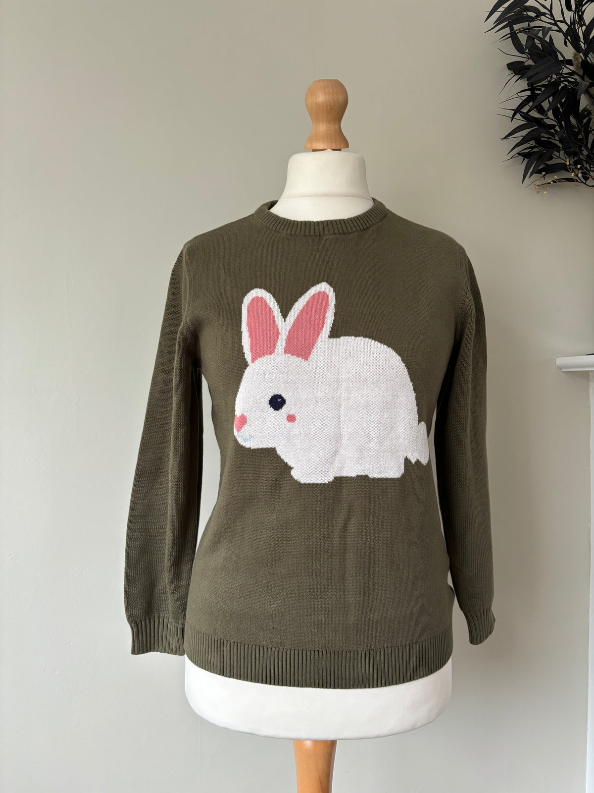 Cotton Motif Jumper Bunny Age 12 years